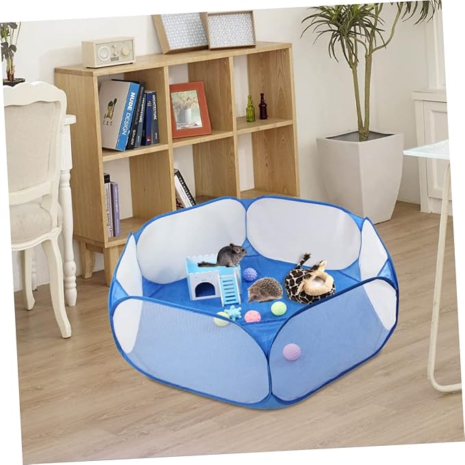 Portable Pet Tent for Dogs and Cats Folding Playpen Breathable Design for Use Scratch-Resistant