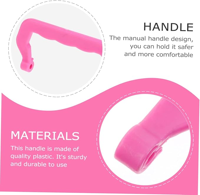 10pcs Portable Plastic Cage Lifting Handle Set for Pet Bird Cages Lightweight Comfortable to Carry Outdoor Use and Travel