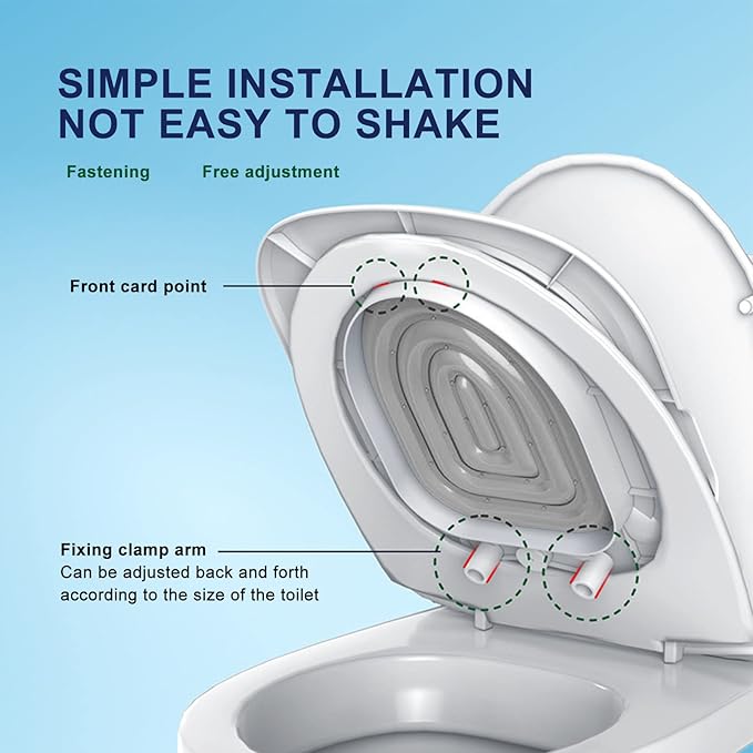 Cat Toilet Training Kit, Reusable Pet Cat Toilet Seat Trainer Cat Litter Mat Kit Potty Toilet Training System Urinal Seat Potty for Pet Cat Kitty Puppy to Use The Toilet (Gray)