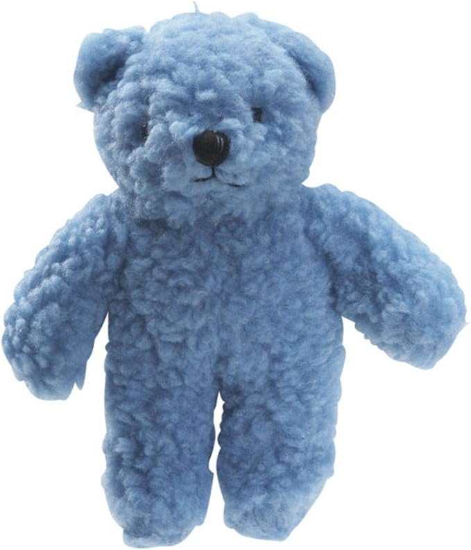 Zanies Berber Bear Dog Toys, Blue