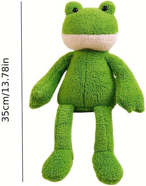 Frog Plush Cat and Dog Toys – Long-Lasting Chew and Interactive Play Accessories – Safe, Non-Toxic Chew Toys for Cats and Dogs
