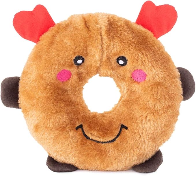 ZippyPaws Holiday Donutz Buddies Reindeer