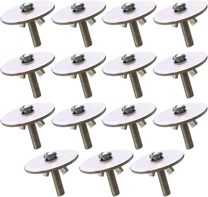 15sets Fixing Screws Gaskets for Hamster Cage Lightweight and Easy to Install Screws for Birdcage and Animal Platforms Sturdy and