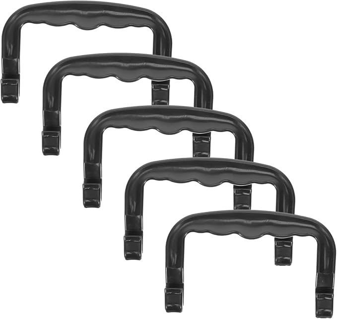 VANZACK 5pcs Portable Plastic Handles for Pet Cages Lightweight Easy Use Bird Cage Handles for Hamsters and Comfortable Grip for Outdoor Carrying