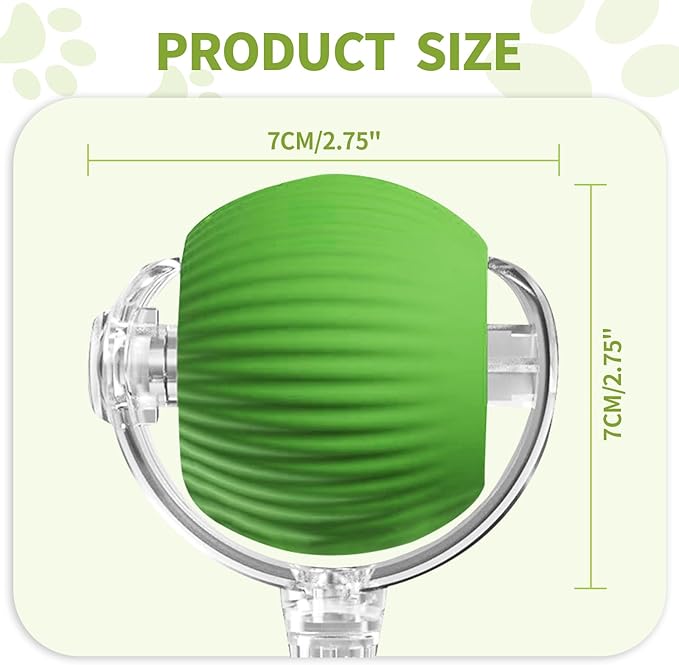 1pcs Smart Interactive Pet Toy Ball, Self Rolling Dog Ball Interactive Cat Toys, 360° Smart Automatic Rolling Ball Toy for Dogs Cats Indoor Outdoor Play (Grey)