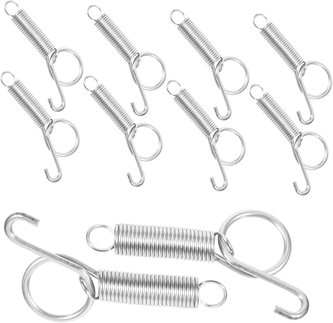 BESPORTBLE 10pcs Rabbit Cage Door Spring Hooks Fixed Hook for Cage Door Multi-Functional