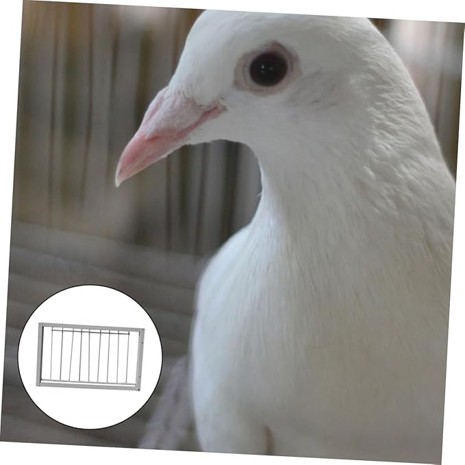VICASKY 2pcs Pigeon Door Birdcages for Parakeets Pigeon House Door Reinforced Activity Iron Wire Frame