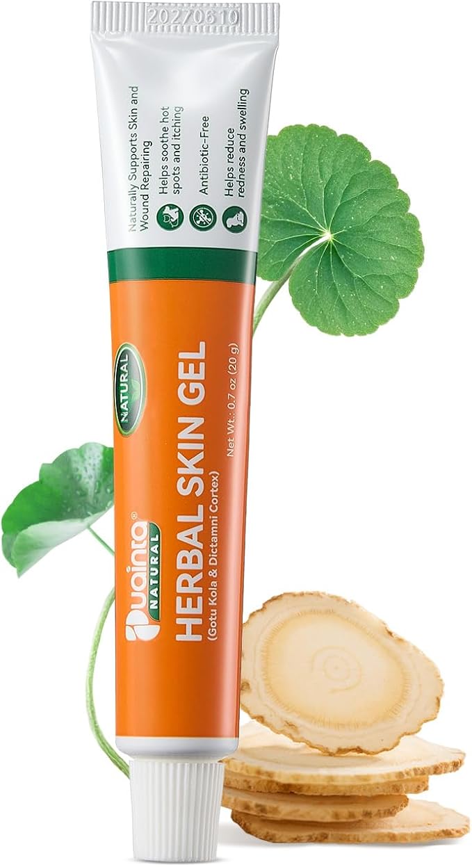 PUAINTA Dog Wound Care Herbal Skin Gel for Heals Wounds, Skin Irritation, Soothes Inflammation, Prevents Infection, Scratches & Minor Cuts, Natural Dog Wound Ointment