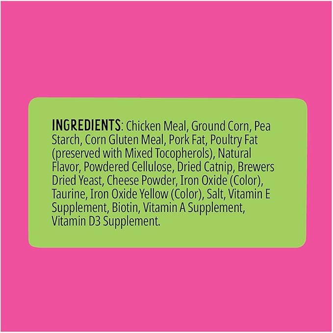 Bonkers Cat Treats, Catnip Chicken & Cheddar Flavor, Crunchy & Gooey, 6.3 oz with Catnip Purr Pop Sample