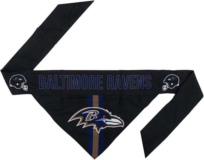 Littlearth NFL Reversible Pet Bandana - Officially Licensed Teams, Sizes XS to XL