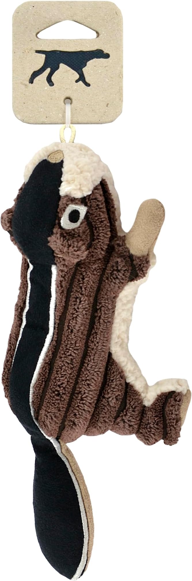 Tall Tails Small Classic Plush Squeaker Toy for Dogs, Chipmunk