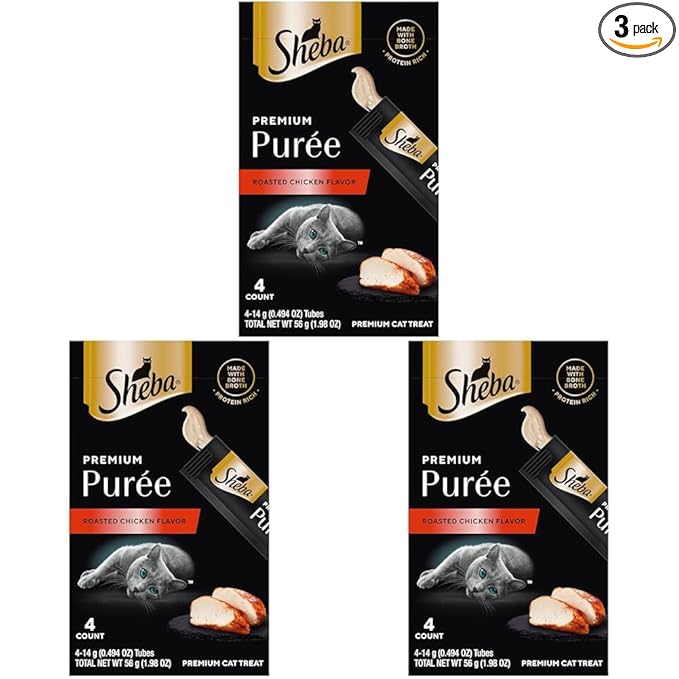 Sheba Moments - Roasted Chicken Flavor 4ct (Pack of 3)