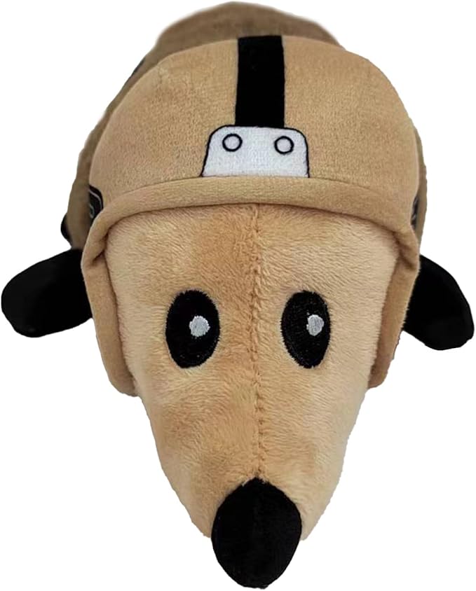 NCAA Purdue Boilermakers Plush Hedgehog Toy for Dogs & Cats, Cool Soft Pet Toy for Fun and Interactive Play, Dog Chew Toy with Squeaker, Licensed Hot Pet Toy