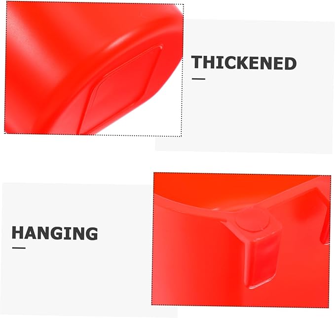 4Pcs Thickened Hanging Bird Cage Feeding Cups Space Saving Pet Water Bowls for Small Animals Easy Installation for Birds and Rabbits