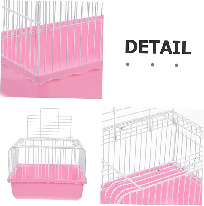 Milisten Small Bird Holder Portable Pet Carrier for Lovebirds Parakeets Pigeons Lightweight and Easy to
