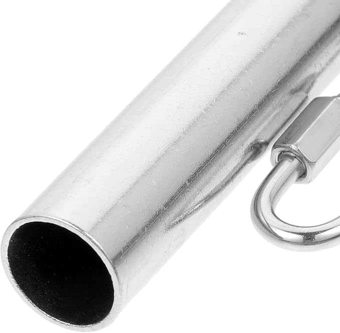 Squirrel-Shaped Stainless Steel Bell for Parakeets and Large Parrots Bird Cage Accessory for Chewing and Playing Hand Shaking Bell for Interactive Pet Entertainment