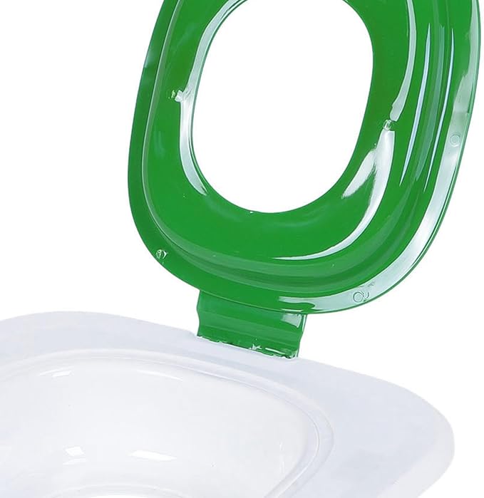 Mingzhe Cat Toilet Training Kit Reusable Pet Urinal Removable Toilet Trainer System for Home Pet Shop Made of ABS Material Size 37x40cm (Green)