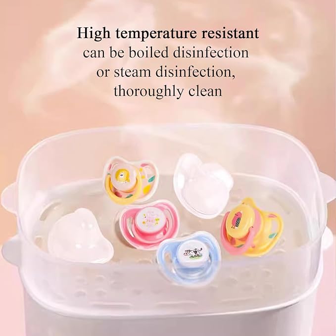 Puppy Kitten Pacifie, Pet Dog Silicone Pacifier Toy, Puppy Calming Chews for Dog Cat, Silicone Pacifier Accessories for Dog Cat (Upgrade Version: Pink+Yellow+Green)