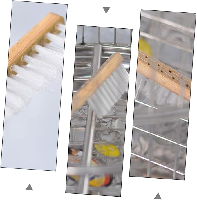1pc Handle Bird Cage Cleaning Brush and Bristle Tool for Easy Removal of Bird Droppings for Parrot and Pet Cages
