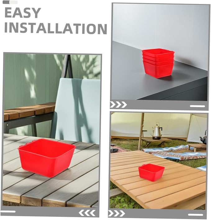 6pcs Hanging Rabbit Food Bowl Bird Water Feeder for Chicken Coop 12.5x9.5x6CM Sturdy PET Feeding Cups Suitable for Small Animals and Poultry