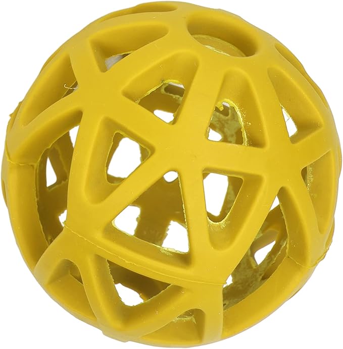 Asixxsix Hollow Dog Ball, Rubber Dog Toy Puzzle Ball Bite Dog Hollow Ball Toy Fun Interactive Chewing Pet Toy Ball, Lightweight and Portable Pet Toy for Dogs Cats Pets (L)