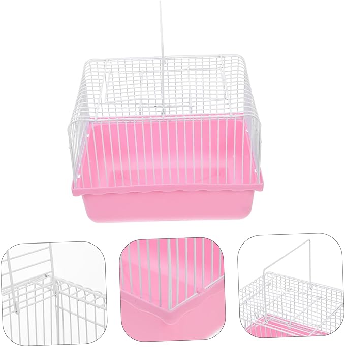 Milisten Small Bird Holder Portable Pet Carrier for Lovebirds Parakeets Pigeons Lightweight and Easy to