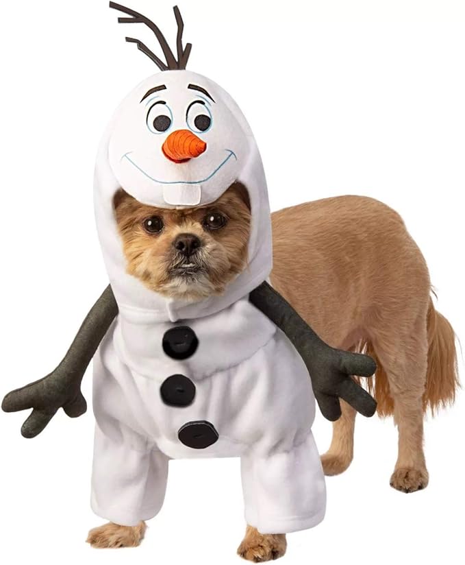 Disney Frozen: Olaf Pet Costume for For Dogs or Cats by Rubies, Large