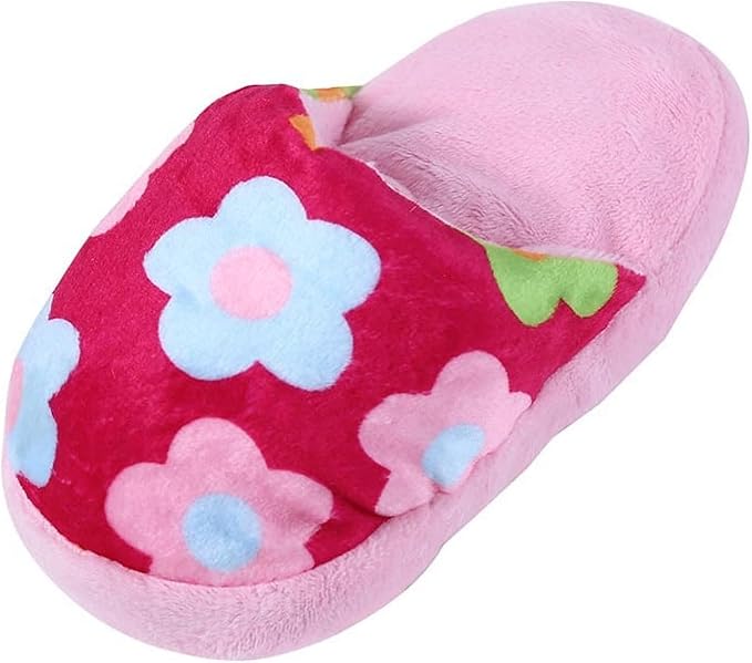 JJLFresheners Pink Cute Pet Puppy Dog Cat Slipper Shape Plush Chew Play Toy Flip-Flops Squeaky Toy Dog Squeak Pet Supplies