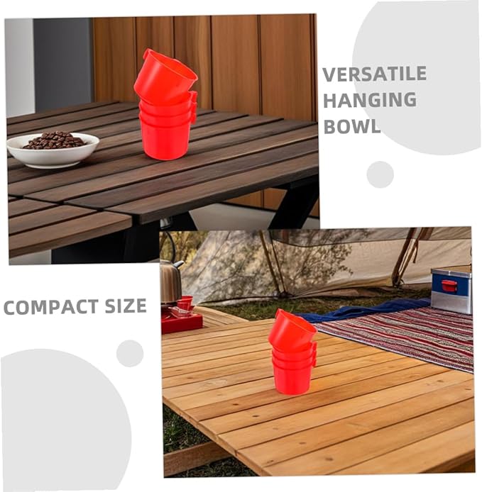 BESPORTBLE 8pcs Hanging Bird Cage Feeding Cups and Rabbit Water Bowls, Thickened Plastic Pet Feeding Bowls 8.3x8.3x6cm for Small Animals, Chicken Coop Feeder Accessories