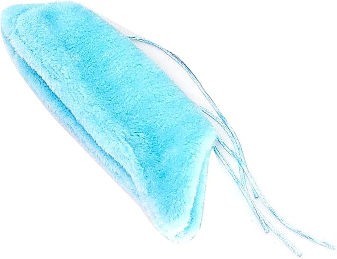 Bird Corner Fleece Warmer, Soft Velveteen Bed for Parrot Parakeet Cockatiel, Lightweight Washable Bird Cage Blanket, Winter Warm Hideaway (Blue)