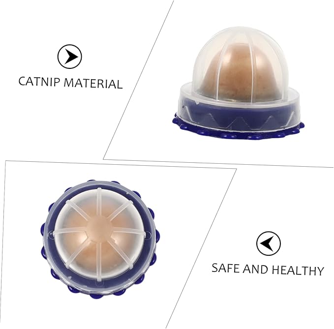 Yardwe 4pcs Cat Licking Nutrition Candy Catnip Energy Balls Healthy Snack for Cats Safe Delicious Treats for Happy Felines