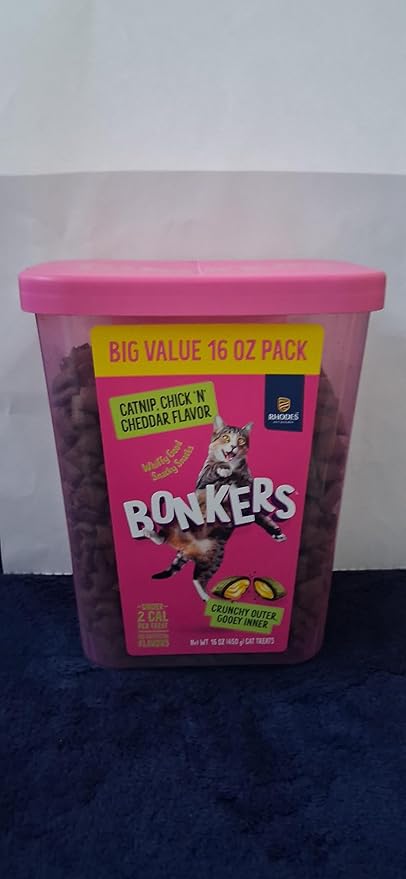 Bronkers Bites, Catnip and Chick 'N' Cheddar Flavor