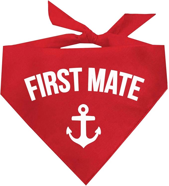First Mate Dog Bandana (Red, XS 264)