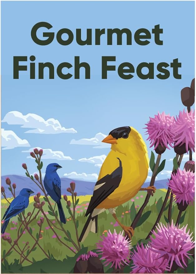 Bird Pro Holistic Bird Seed - Premium Seed for Backyard Feeding (5 Pounds, Gourmet Finch Feast)