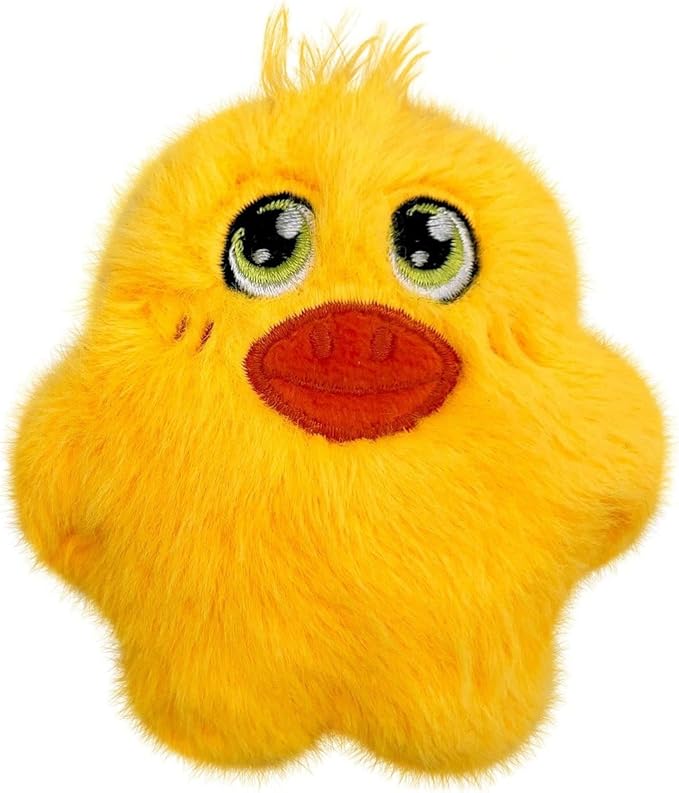 KONG Snuzzles Kiddos Mini Extra Small Dog Toy - Soft Plush Squeaky Toy for Small Dogs & Puppies (Duck/Pig Combo)