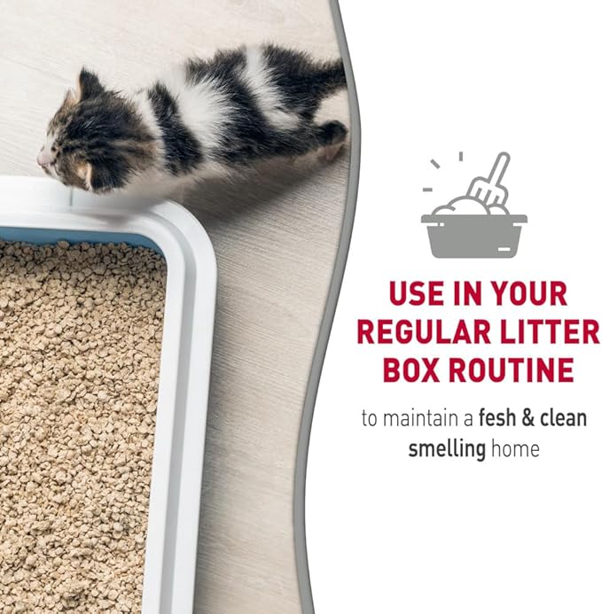 Nature’s Miracle Litter Box Cleaner Foam, Enzymatic Formula, 17.5 oz, Pack of 4