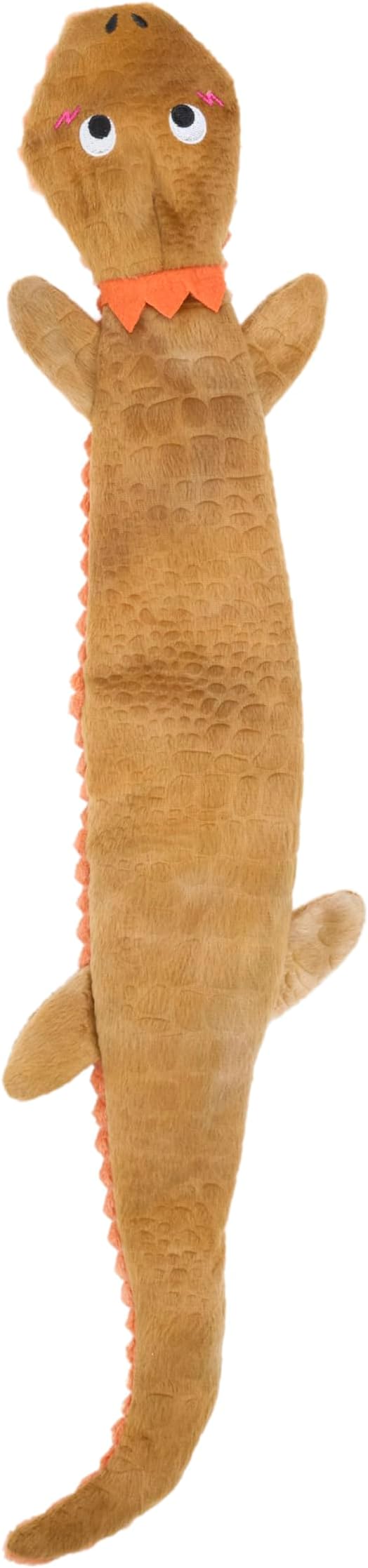 ZippyPaws Rope Reptilez Dog Toy – Rope & Plush Tug Toy (Bearded Dragon)