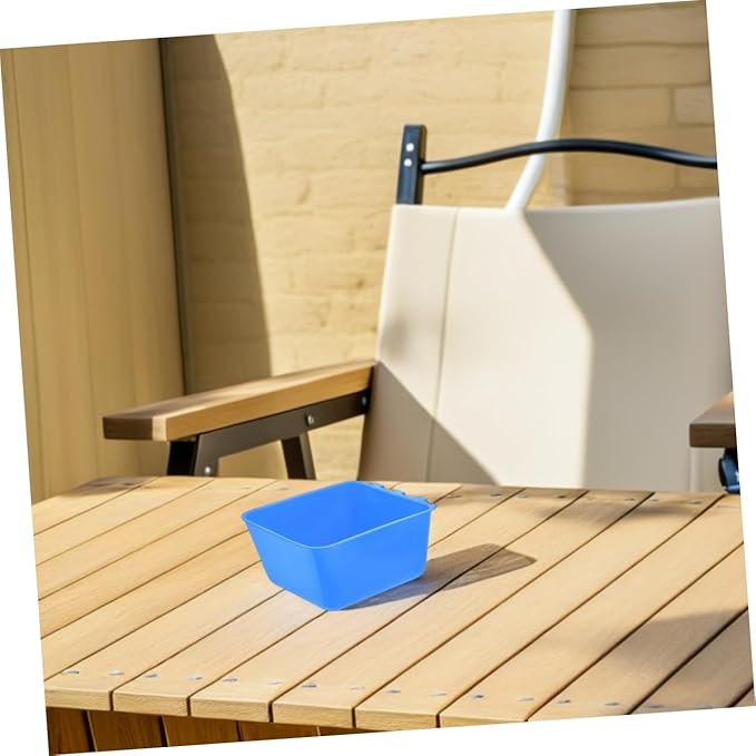 6pcs Bird Cage Feeding Cup Rabbit Water Bowl Macaw Cage Bowl Chicken Feeder Cups for Small Animals