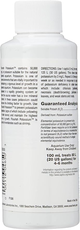 Flourish Potassium, 100 mL / 3.4 fl. oz.