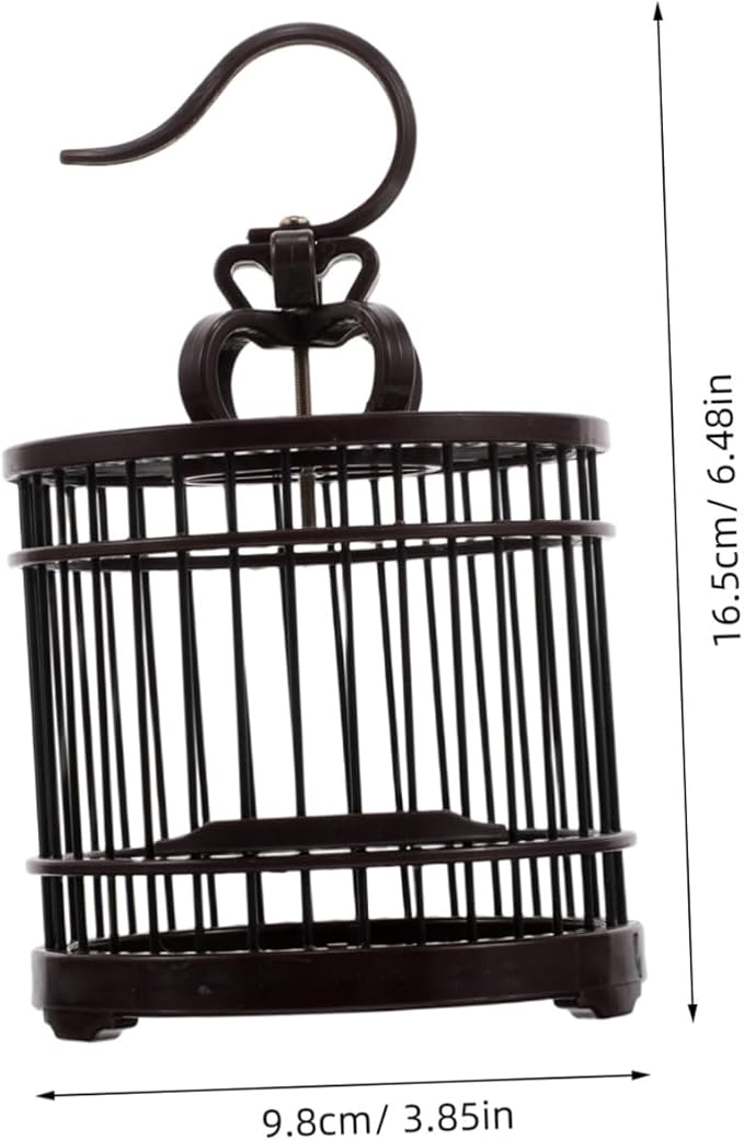 BESPORTBLE Portable Decorative Bird Cage Habitat Box Small Animal Carrier for Crickets Hamsters Hummingbirds Easy to Clean Stylish Design for Indoor Outdoor Use