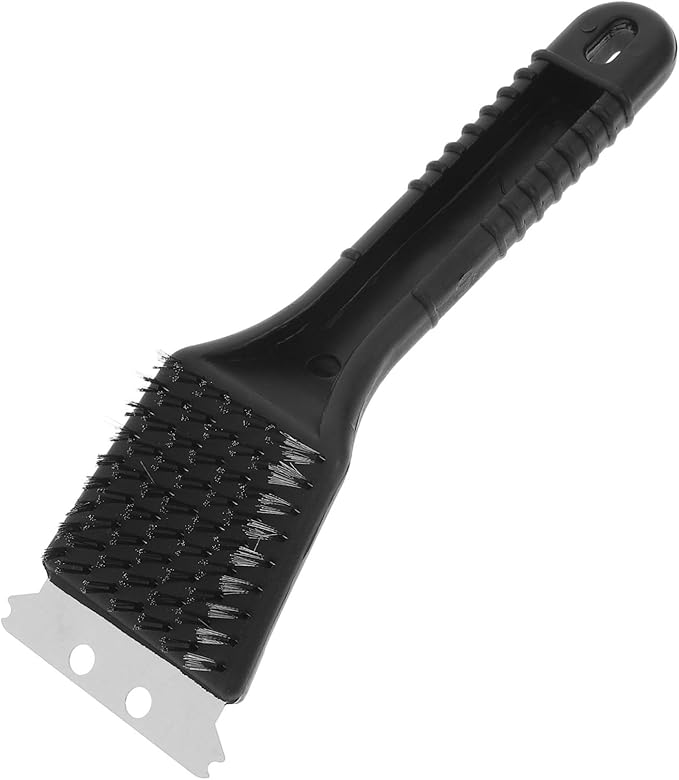 Abaodam Birdcage Cleaning Brush Bird Droppings Removal Tool Stainless Steel Cage Brush Long Handle Cleaner for Pet Hygiene