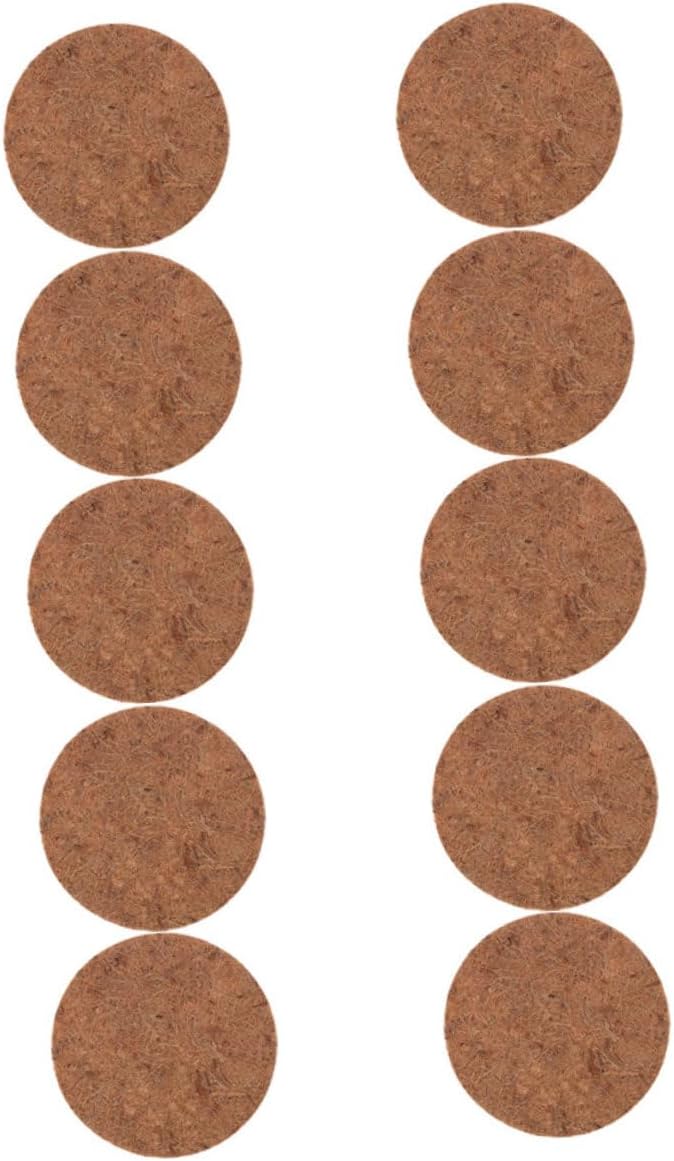 10pcs Coconut Fiber Pads Pigeons Nesting Pad Small Animals Nesting Material Washable Bird Cage Liners for Chicken Parakeet Cage Accessories