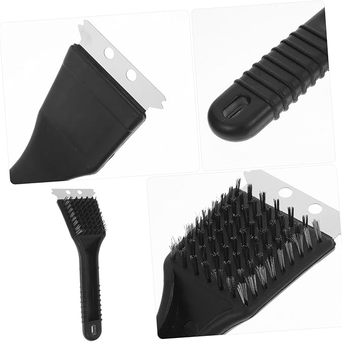 UPKOCH Birdcage Hygiene Brush Bird Droppings Removal Brush Long Handle Cage Cleaner Stainless Steel Shovel Versatile Pet Cage Cleaning Equipment