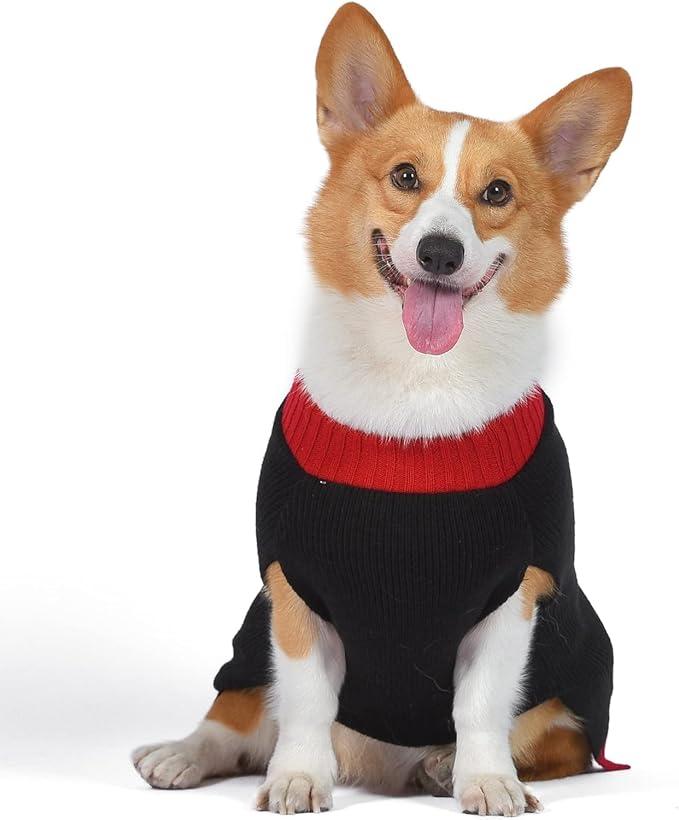Star Wars Darth Vader Dog Sweater - Knit Pet Outerwear for Dogs - Officially Licensed Dog Apparel & Accessories, Black, Size Extra Small