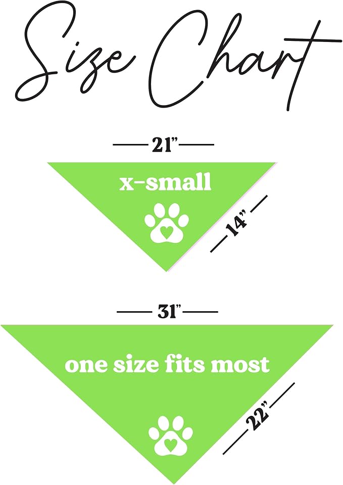 I'm Blind Dog Bandana | 100% Adjustable Cotton Triangle | Made in USA | Deaf | Impaired | Hearing Loss Accessory | Warning | (Lime Green, OS 413)