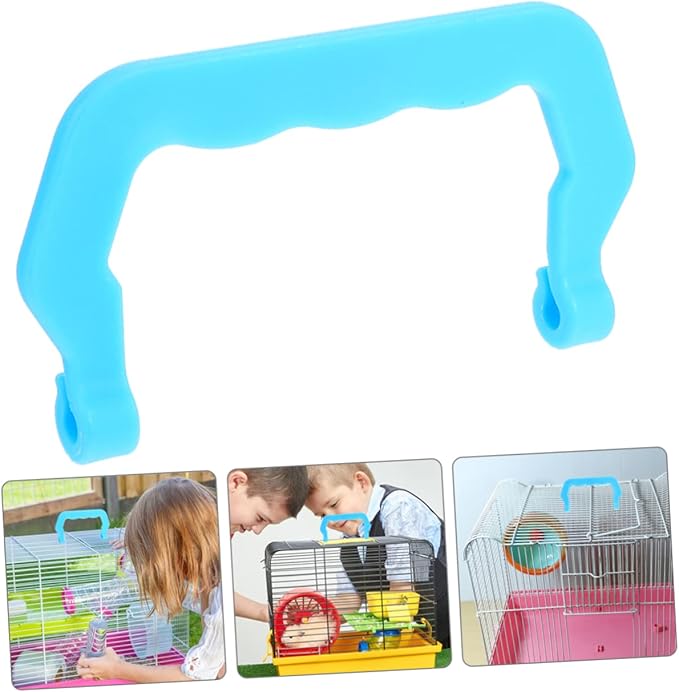 10pcs Portable Pet Cage Handle Set Detachable Plastic Grippers for Bird and Dog Cages Comfortable Design for Outdoor Travel for Pet Accessories
