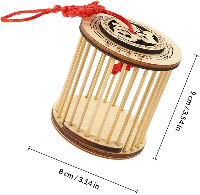 Bamboo Insect Keeper Cage Portable Storage Container Tubes and Feeding Accessories for Observation
