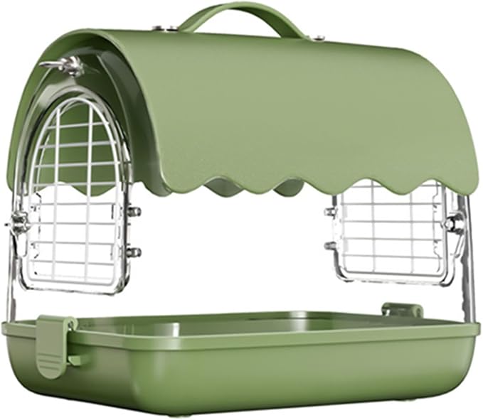 1Set Canaries Bird Cages House Parrots Travels Cage Transparents Birdcage Watching Cage Bird Lover Accessories