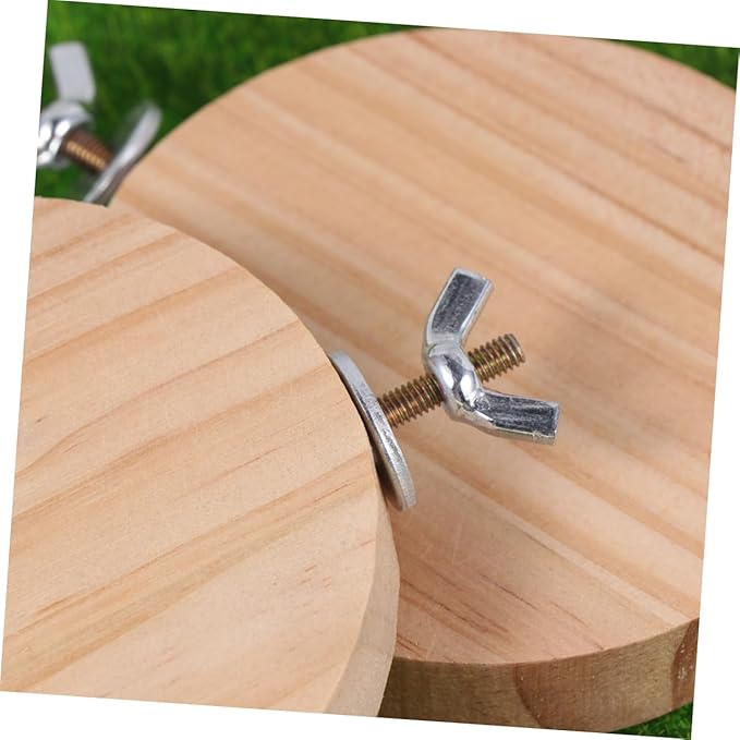 BESPORTBLE 3pcs Wooden Pedal for Hamster Cage Ferret Toy Guinea Pig Ramp Chinchilla Cage Accessory