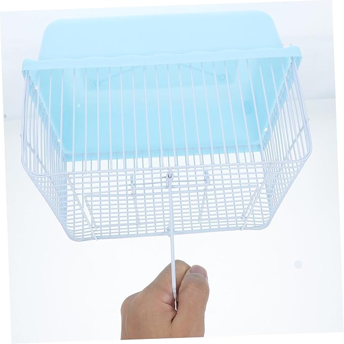 Mipcase Lightweight Portable Birdcage for Small Animals Travel Carrier Observation Window for Lovebirds Parakeets and Cockatiels Versatile Indoor and Outdoor Use